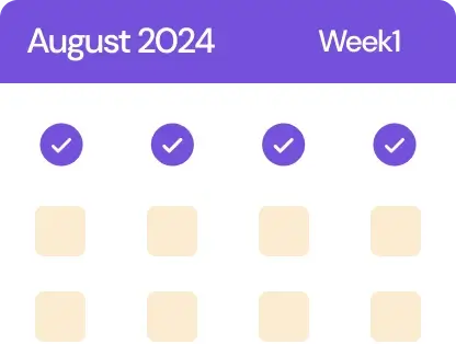 consistent posting schedule